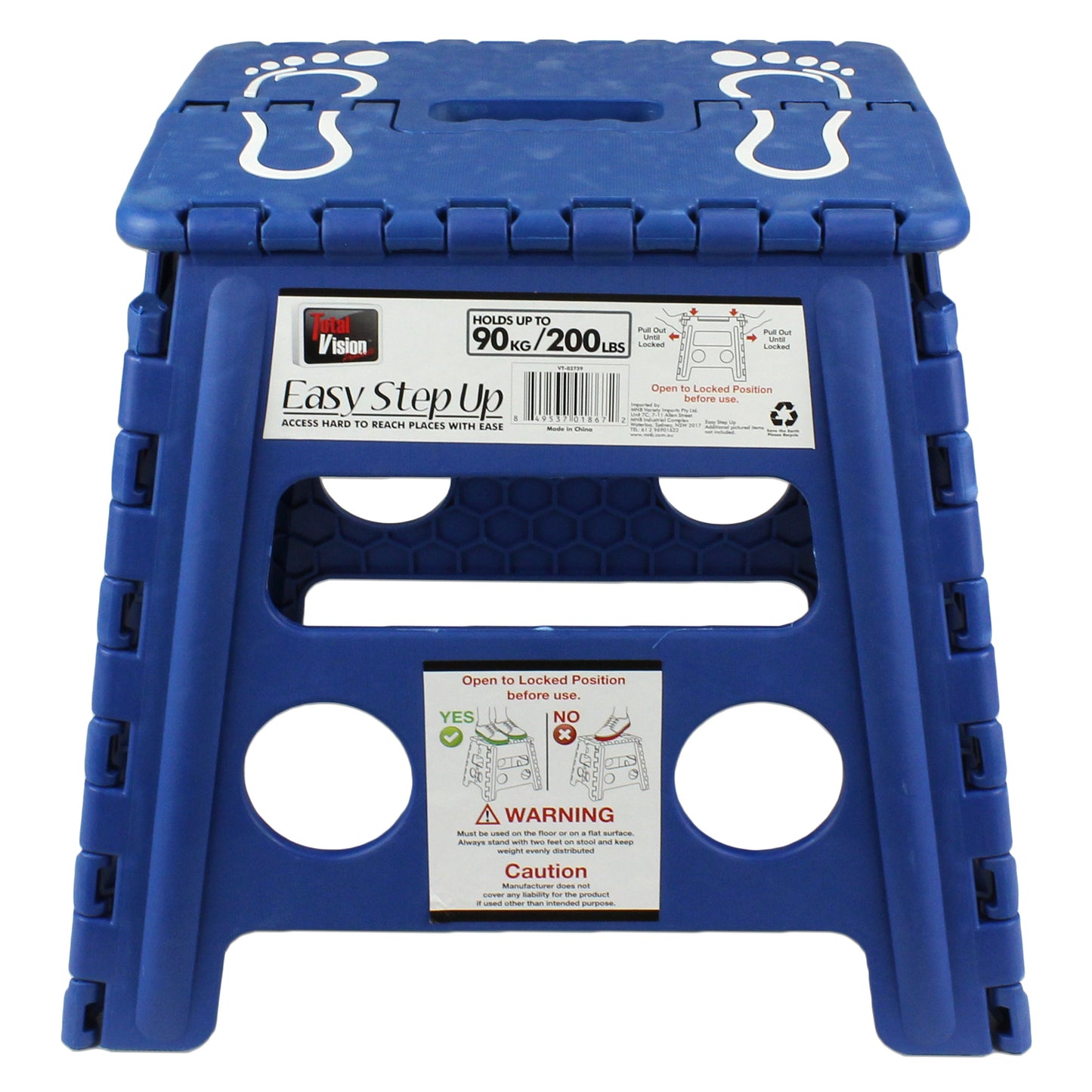 Folding Foot Stool Step Ladder Children Kids Plastic Footstool Stepladder Chair