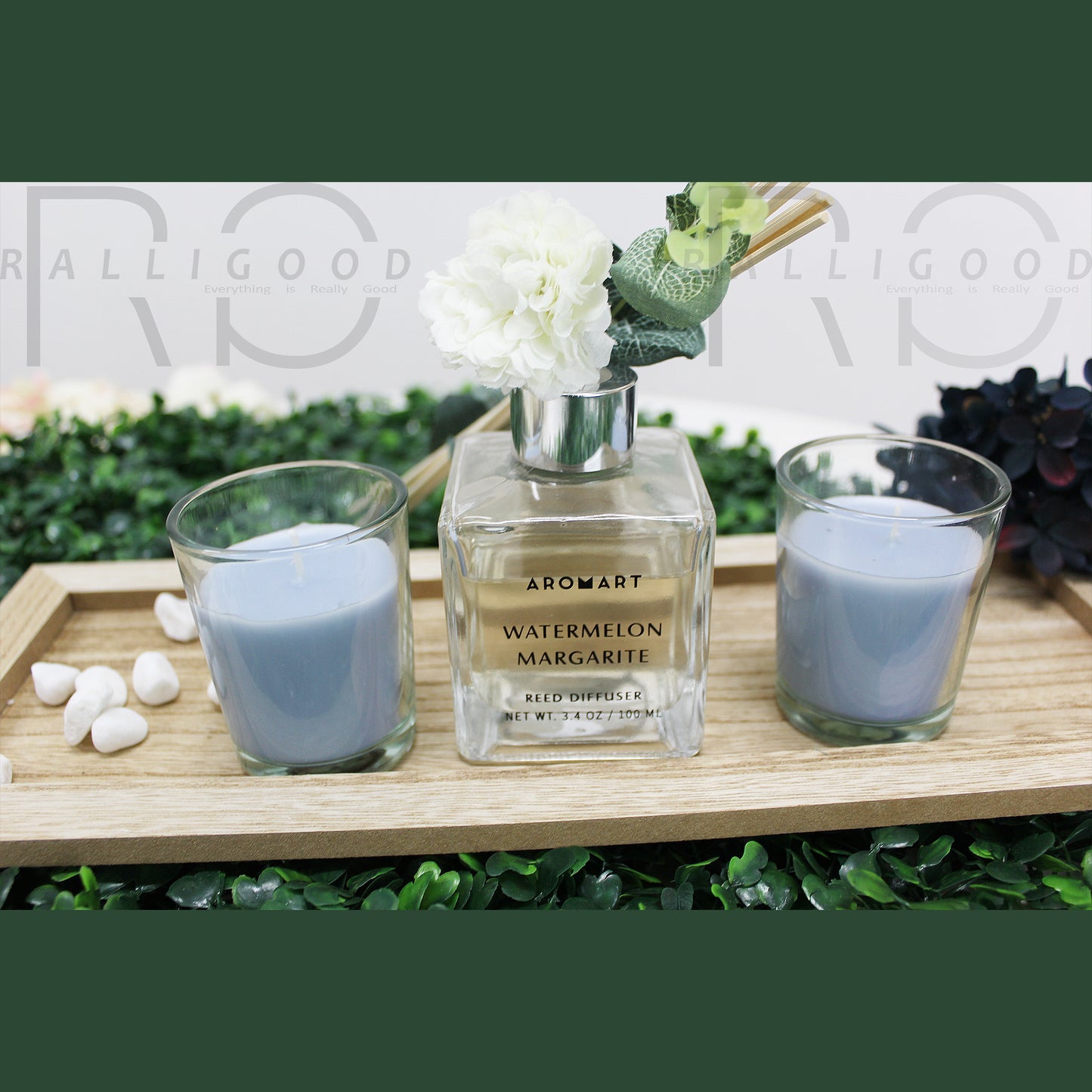 Reed Diffuser Gift Set Present Candle Scented 100mL Fragrance Sticks Oil Bottle