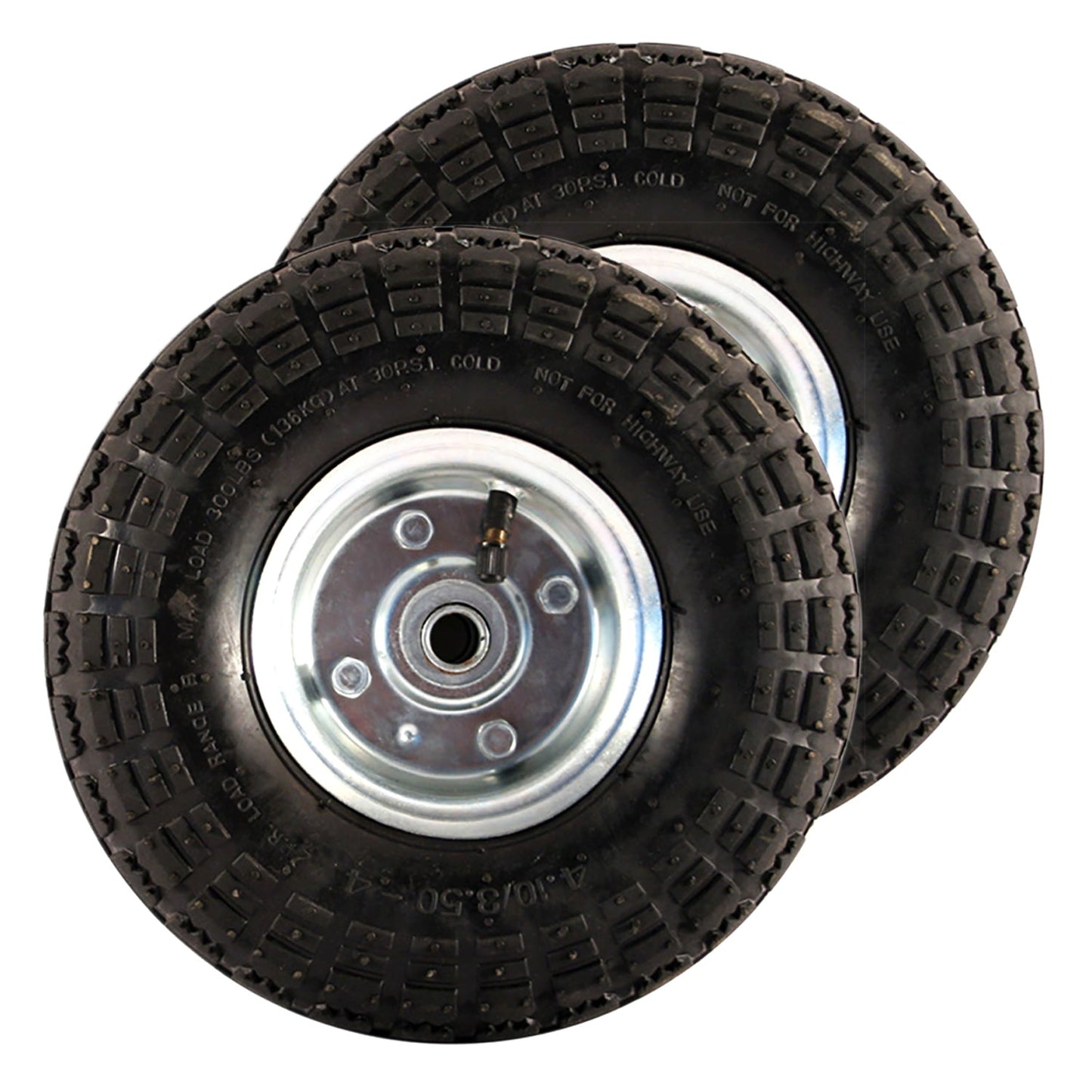 10 Inch Pneumatic Wheels Trolley Hand Cart Tyres Dolly Truck Wheelbarrow