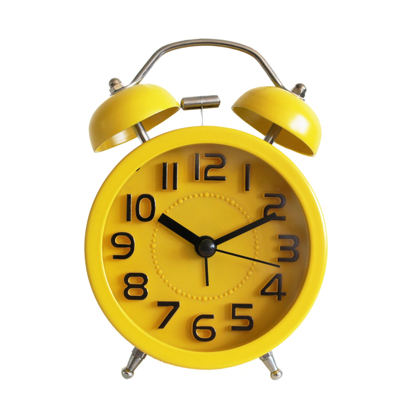 Twin Bell Alarm Clock Loud Clocks Silent Vintage Retro Battery Bedside Analogue