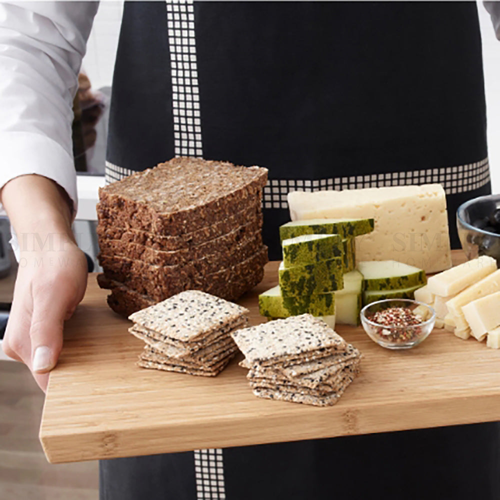 Bamboo Chopping Board Cutting Large Butchers Block Kitchen Chop Meat BPA Free - Simply Homeware