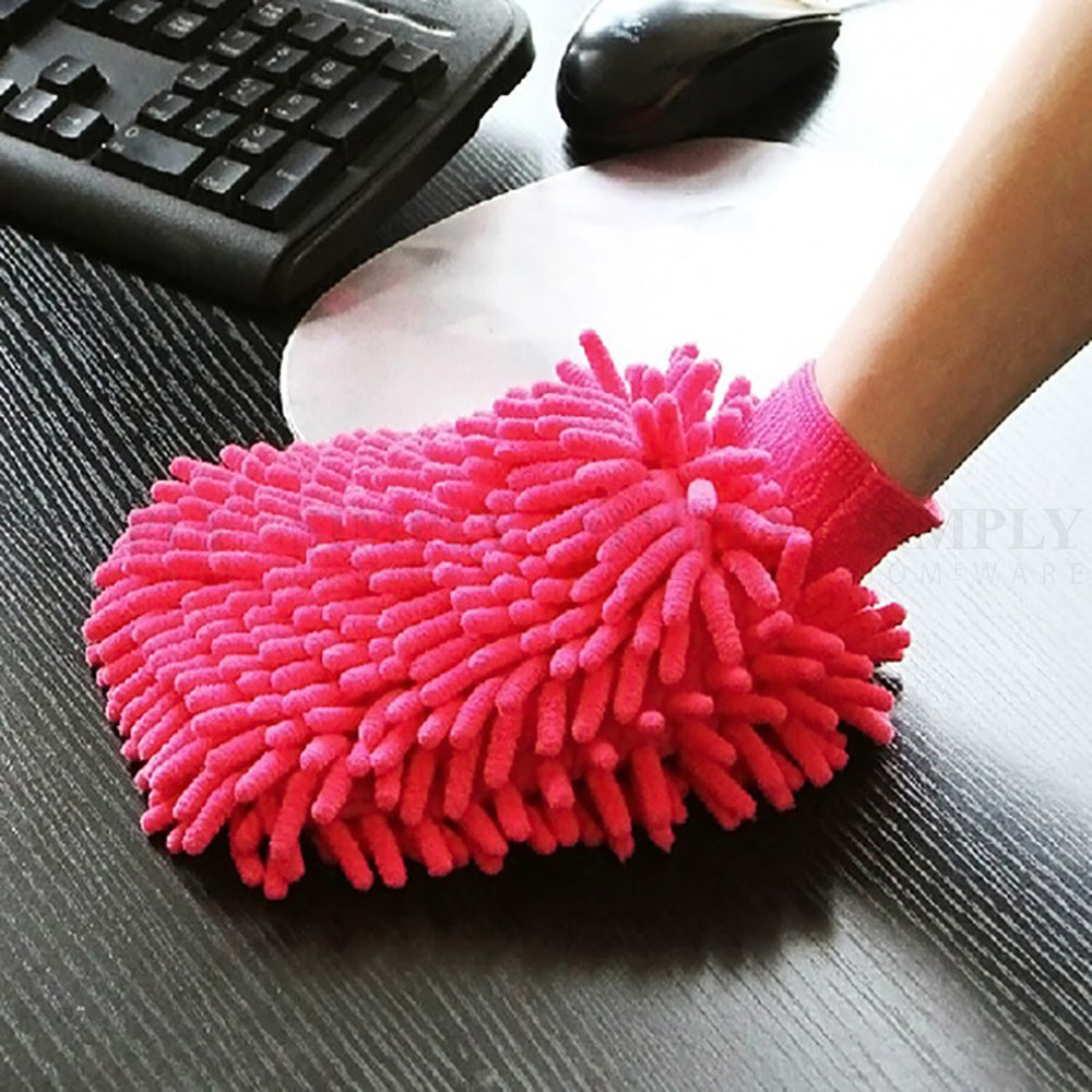 6x 2800GSM Microfibre Car Wash Mitt Drying Glove Cleaning Microfiber Super Absor - Simply Homeware
