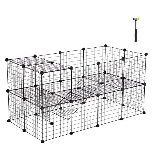 Pipers Pet Fence Cage Dog Puppy Playpen Enclosure Panels Customizable Foldable