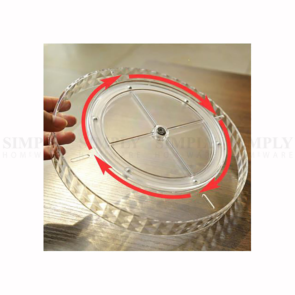 Jewellery Display Stand Acrylic Earring Necklace Ring Storage Holder Rack Clear - Simply Homeware