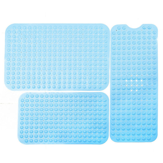 Lecluse Bath Tub Shower Mat Non-Slip Latex Free Bathtub Mat Suction Cups Machine