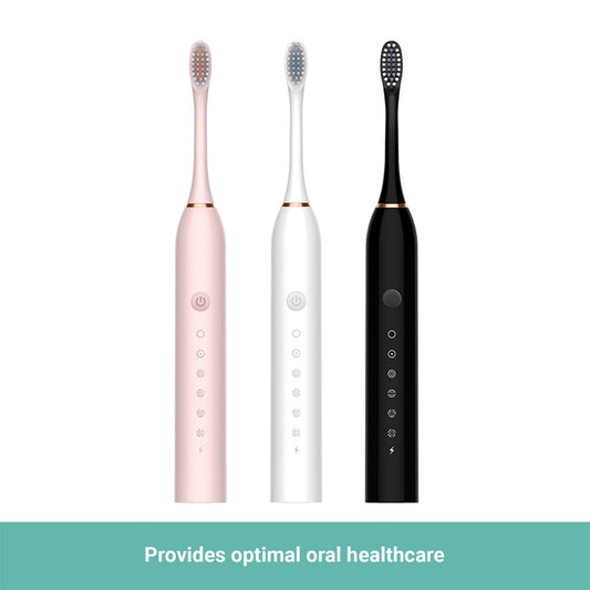 Lecluse Sonic Electric Toothbrush USB Rechargeable Ultra Whitening Adults Kids