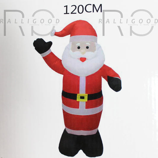 Christmas Inflatable Santa Snowman Decoration Indoor Outdoor Large 1.2m all in 1