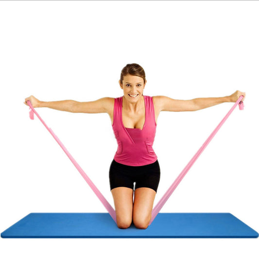 Yoga Straps Tension Stretch Belt Resistance Loop Band Pilates Gym Exercise Home