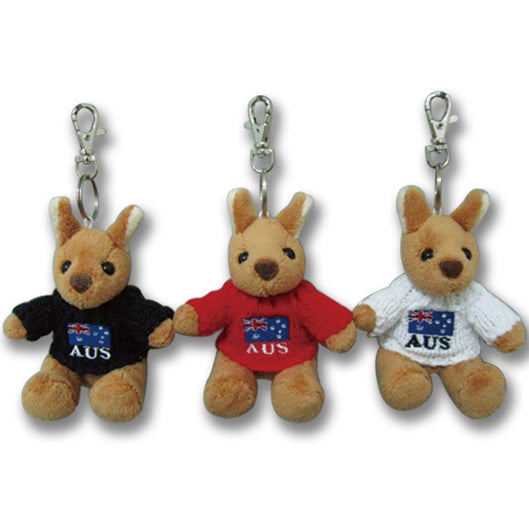 Australian Souvenirs Keyring Kangaroo Koala Plush Toy chain Handbag Aussie Gift
