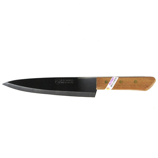 No. 288 KIWI Knife Kitchen Chef Knives Stainless Steel Blade Cook Cleaver Wood