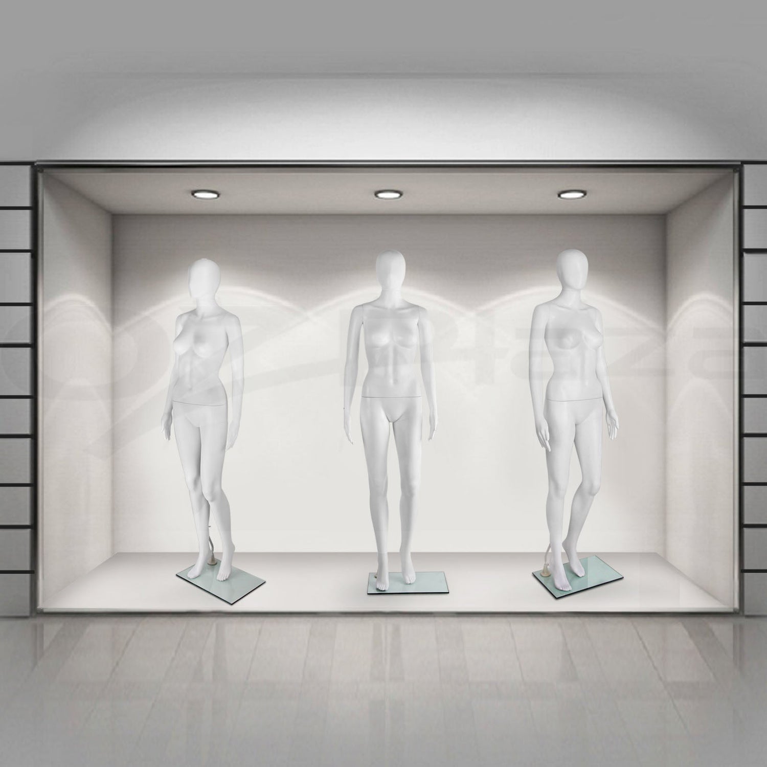 Full Body Mannequin Female Male Clothes Display Torso White Black Adjustable 185 - Simply Homeware