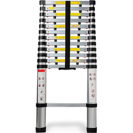 Telescopic Aluminium Ladder Multipurpose 3.8 5M Folding Step Extension Platform