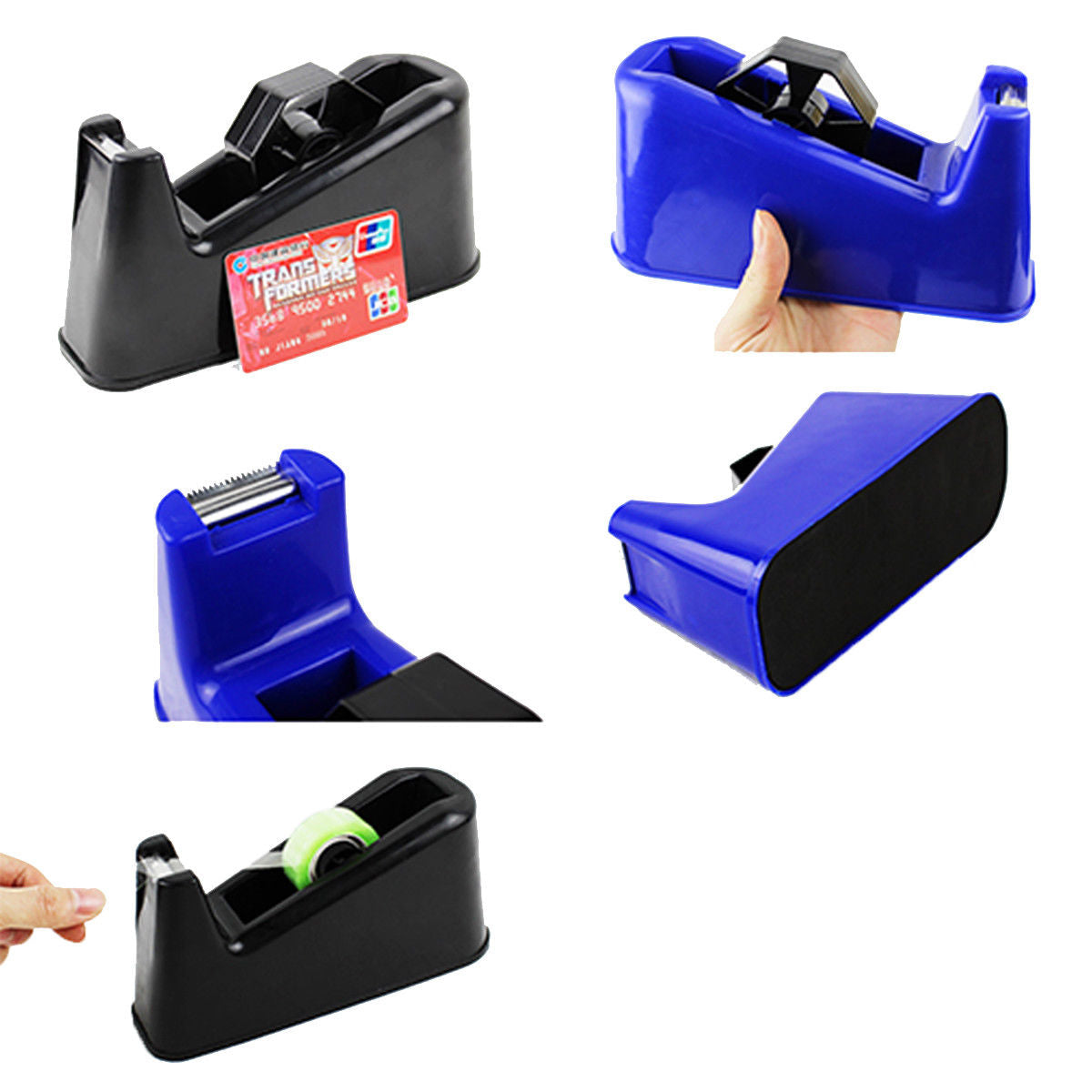 Stationery Sticky Tape Dispenser Holder Packaging Shipping Desktop 1" 3" Core