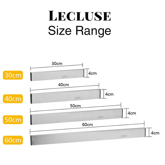 Lecluse Magnetic Knife Rack Holder Strips Strong Tool Block Shelf Stand Wall Bar