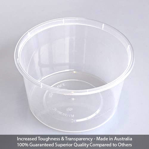 Take Away Containers Takeaway Food Plastic Round Sauce Bulk 5oz 20oz 25oz 30oz