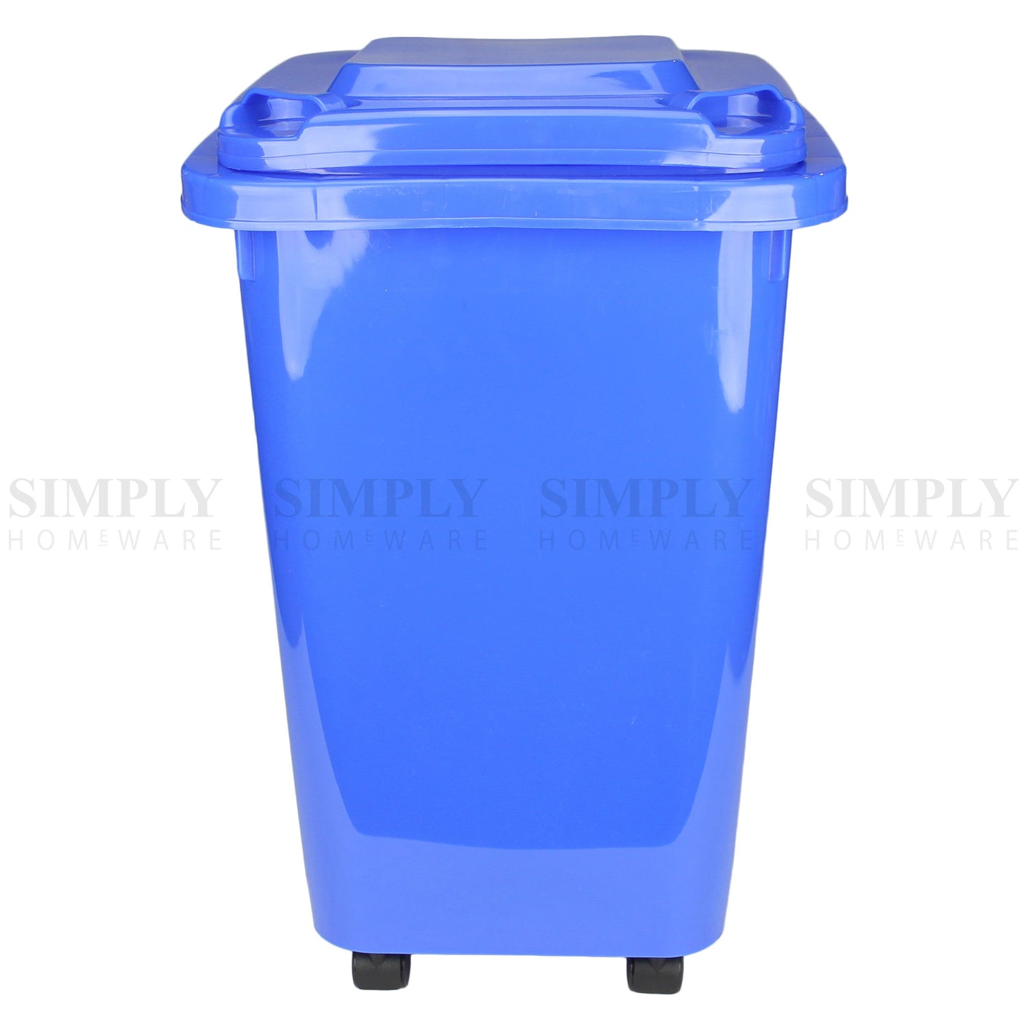 32L Mini Wheelie Bins Storage Bin Rubbish Trash Trolley Lid Wheels Dustbin Can - Simply Homeware