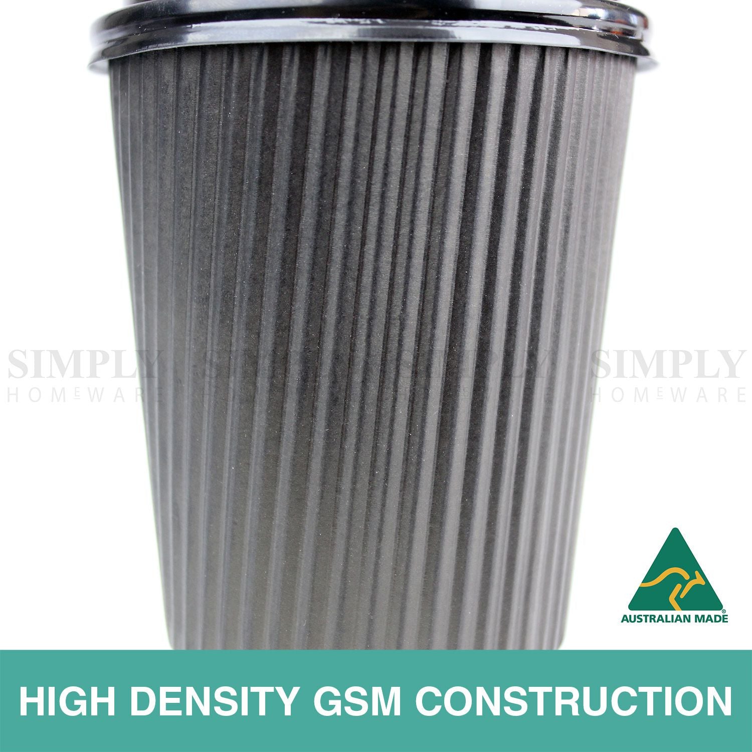 Disposable Coffee Cups 8oz 12oz 16oz Takeaway Paper Triple Wall Take Away Bulk - Simply Homeware
