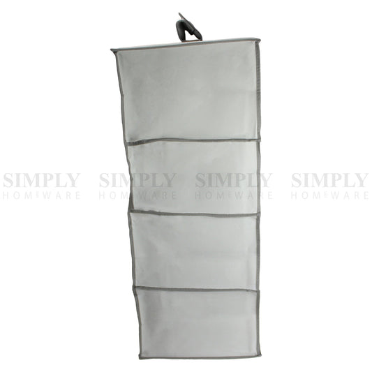 Hanging Clothes Shirt Storage Organiser Shelf Cabinet Wardrobe Closet Hanger - Simply Homeware