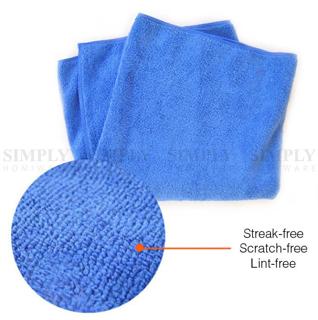 1000GSM Microfibre Car Drying Towel Cleaning Cloth Microfiber Dish Glass 62x30cm - Simply Homeware
