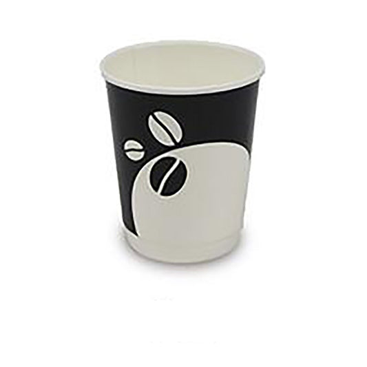 Coffee Cups Disposable Paper 8oz 12oz 16oz Double Wall Drink Tea Water Takeaway