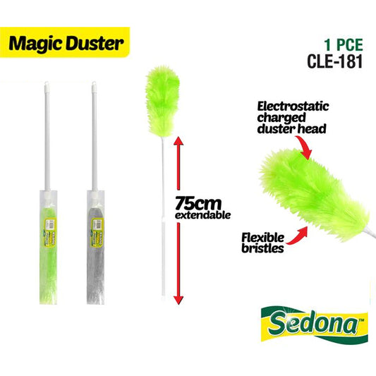 Microfibre Chenille Duster 100% Microfiber Blinds Extendable Washable Removable