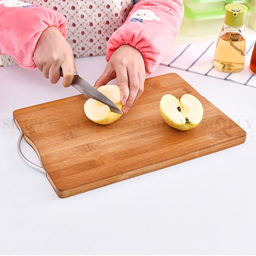 Bamboo Chopping Board Cutting Large Butchers Block Kitchen Chop Meat BPA Free - Simply Homeware