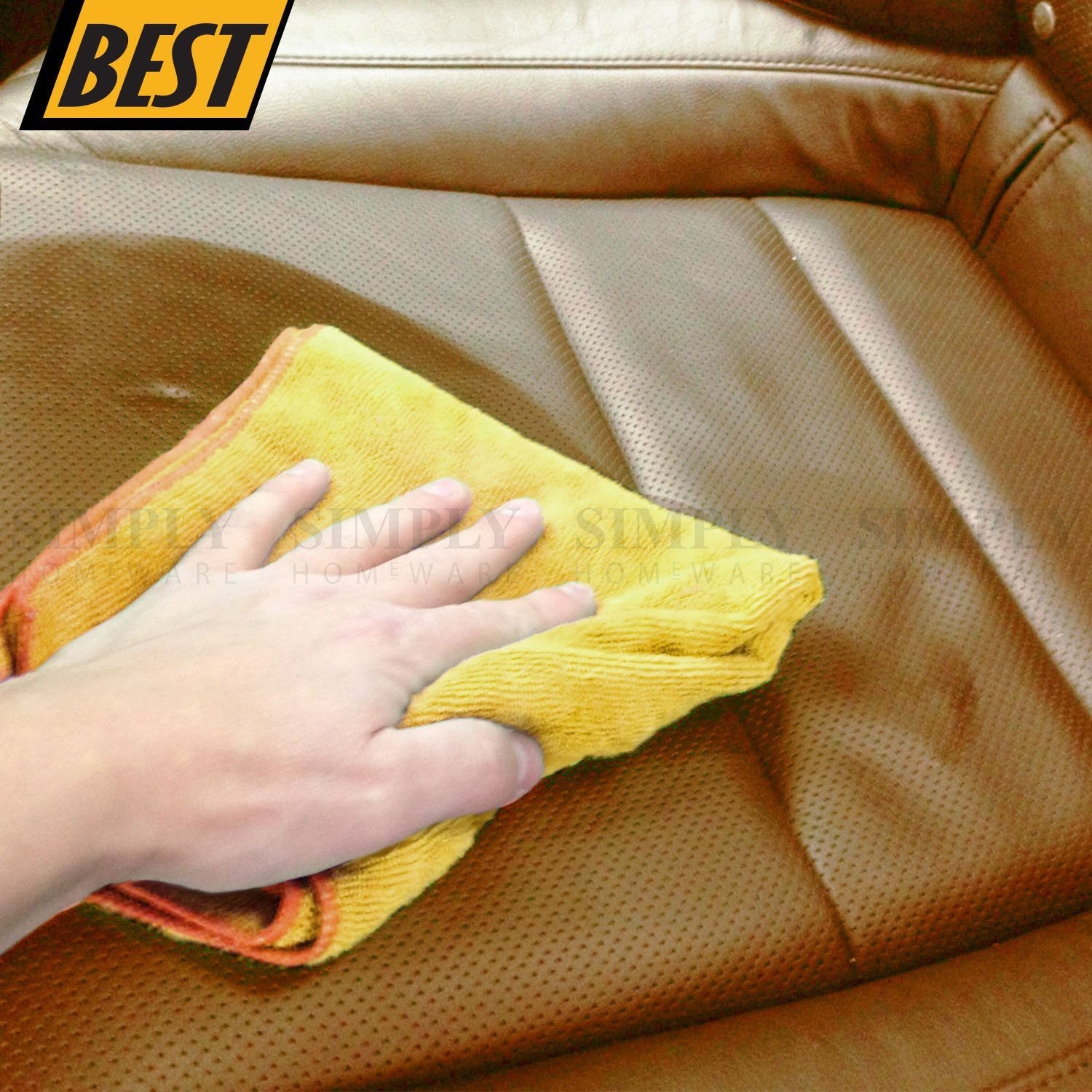 1000GSM Microfibre Car Drying Towel Cleaning Cloth Microfiber Dish Glass 62x30cm - Simply Homeware