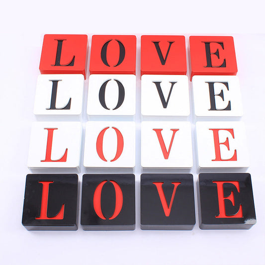 Square Wall Storage Shelf Unit Rack Door Shelves Floating Bookshelf Hooks Love