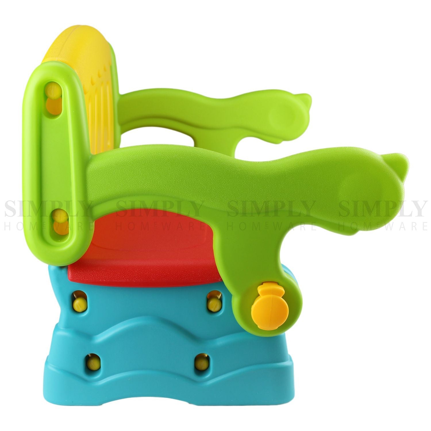 Kids Bench Table 2 In 1 Seat Chair Storage Outdoor Indoor Play Plastic Lounge - Simply Homeware