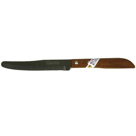 No. 502 KIWI Knife Kitchen Chef Knives Stainless Steel Blade Cook Cleaver Wood