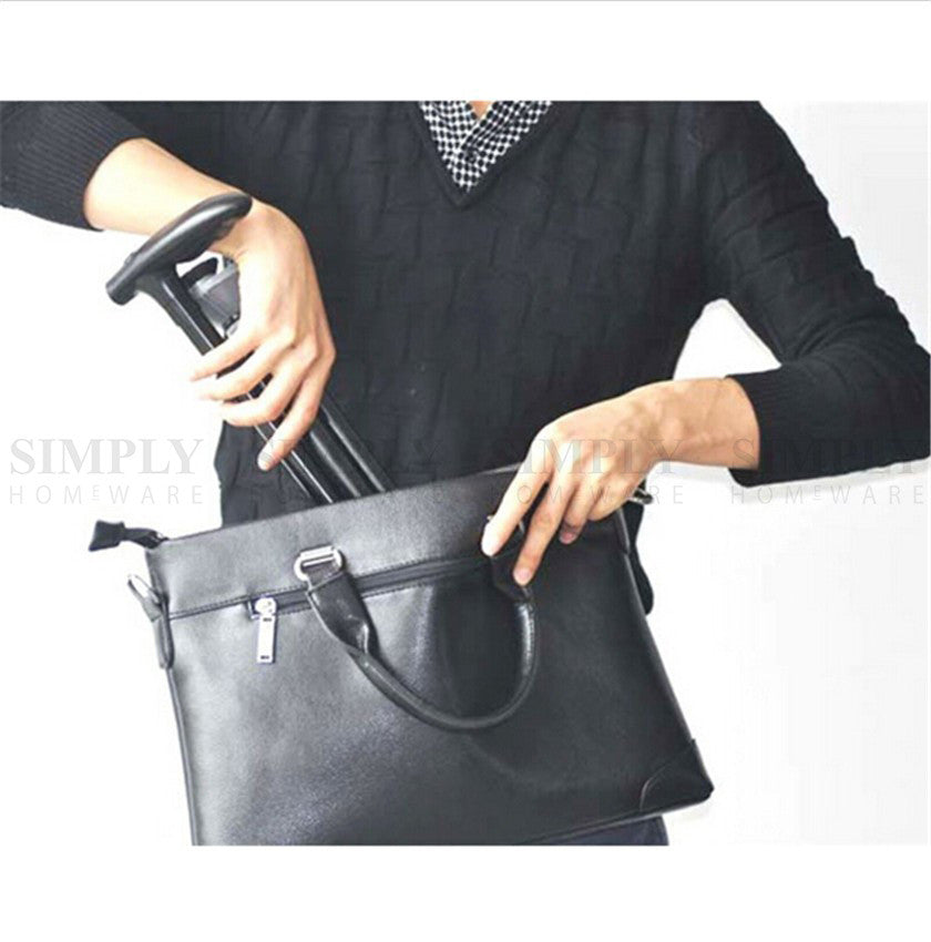 Walking Stick Cane Folding With Light LED Strap Handle Black Metal Adjustable - Simply Homeware