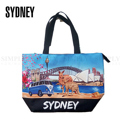 Shopping Bag Handbag Tote Canvas Shoulder Bag Women Large Capacity Australian AU - Simply Homeware