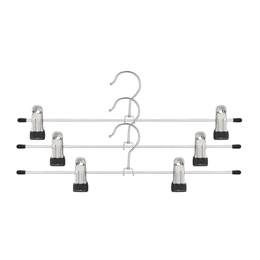 Metal Clip Hangers Trouser Skirt Coat Pants Bulk Clothes Clothing Coathangers