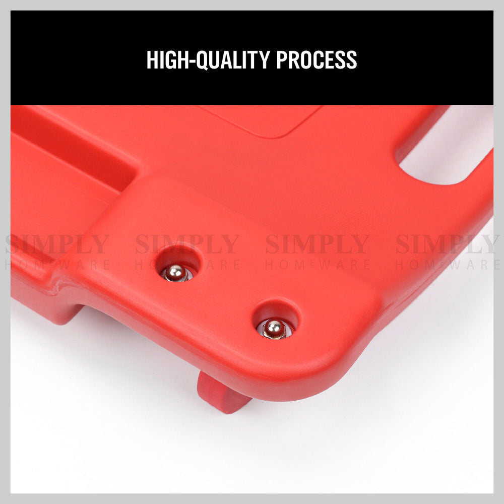Garage Creeper Mechanic Workshop Trolley 360 Swivel Wheels Castor Car Roller Red - Simply Homeware