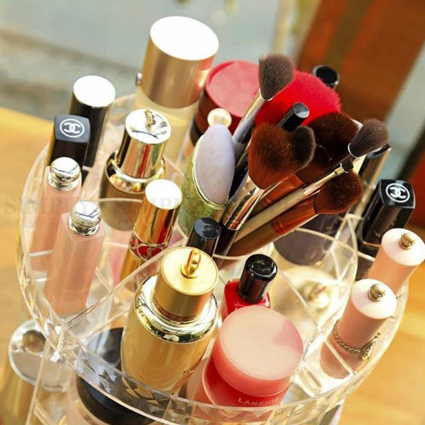 Jewellery Display Stand Acrylic Earring Necklace Ring Storage Holder Rack Clear - Simply Homeware