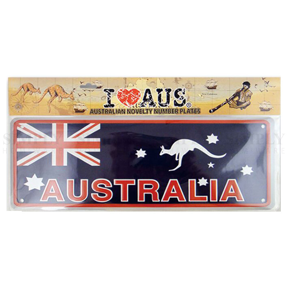 Souvenir Australian Souvenirs Car Number Plate Novelty Metal Bulk Aussie Gift - Simply Homeware