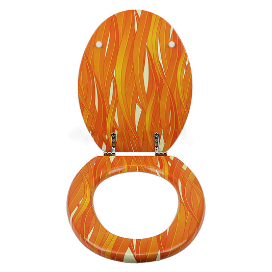 Toilet Seat and Cover Lid Designer Hard Bathroom Covers WC Bath Seat Lids