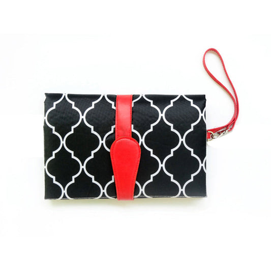 Baby Change Mat Clutch Portable Pad Waterproof Cover Bag Pad Travel Diaper Nappy