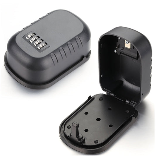 Lecluse Key Lock Box Storage Case Wall Mounted 4 Digit Password Security Hider