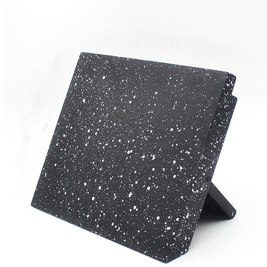 Lecluse Foldable Magnetic Knife Holder Wooden Stand Kitchen Rack Storage Block