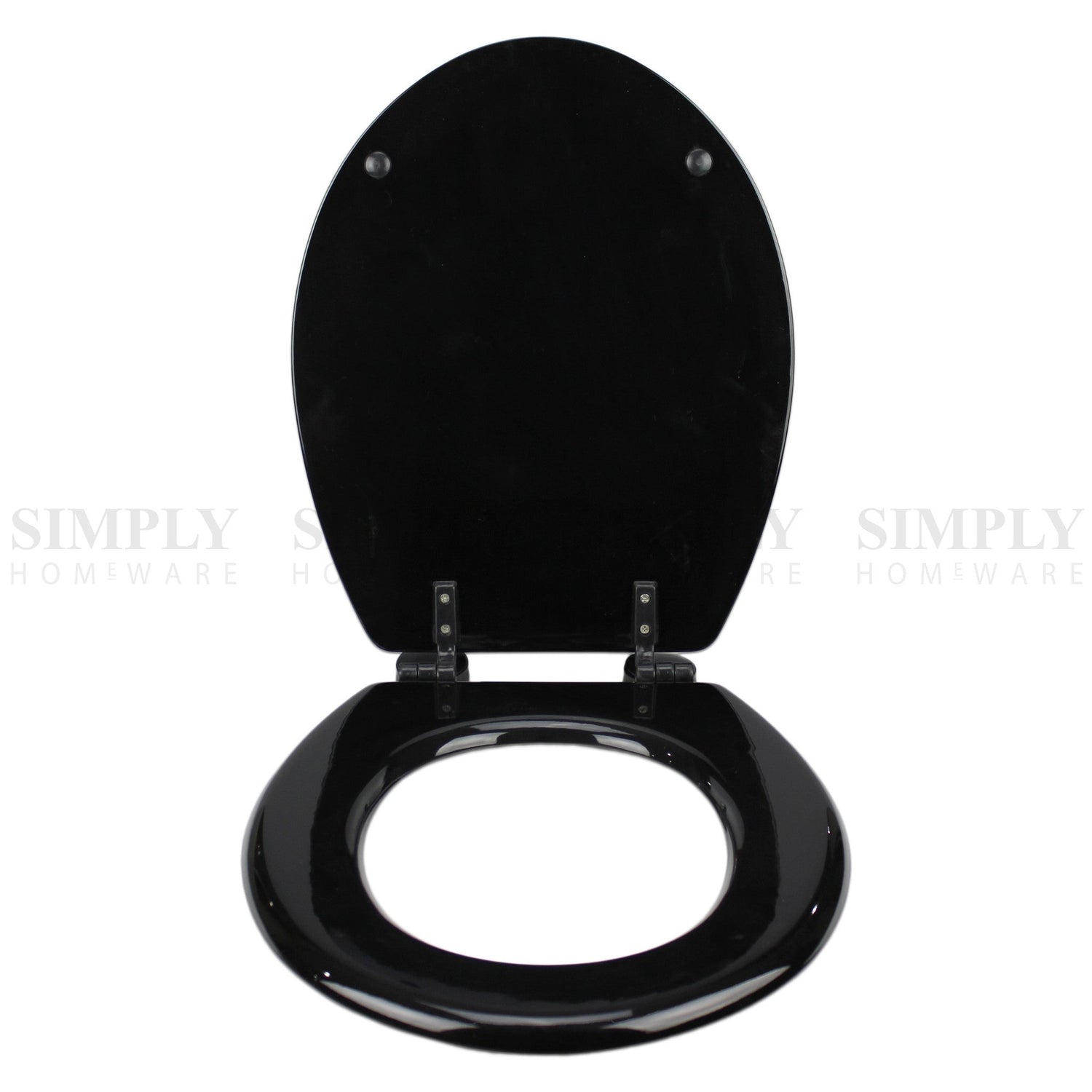 Toilet Seat and Cover Lid Designer Hard Bathroom Covers WC Bath Seat Lids - Simply Homeware