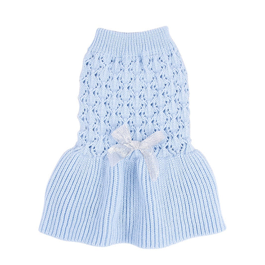 Pipers Pet Knit Dress Small Dog Cat Acrylic Cute Styled Skirt Sweater Clothes