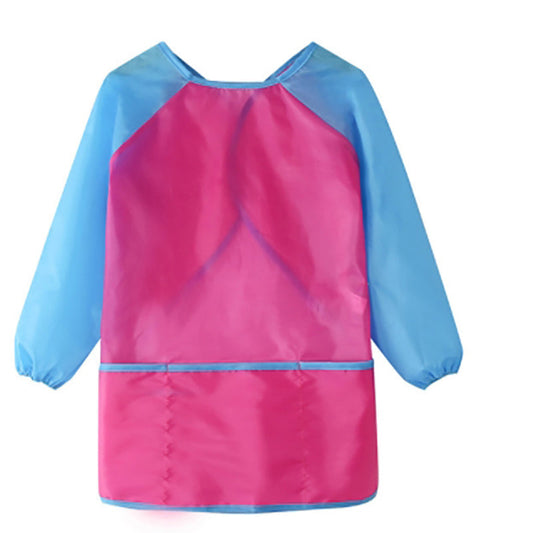 Lineguard Kids Art Aprons Children Craft Smock Sleeved Waterproof Roomy Pockets