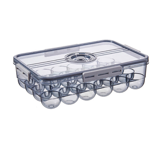 Lecluse Refrigerator Storage Box Egg Carton Refrigerator Food Storage Container