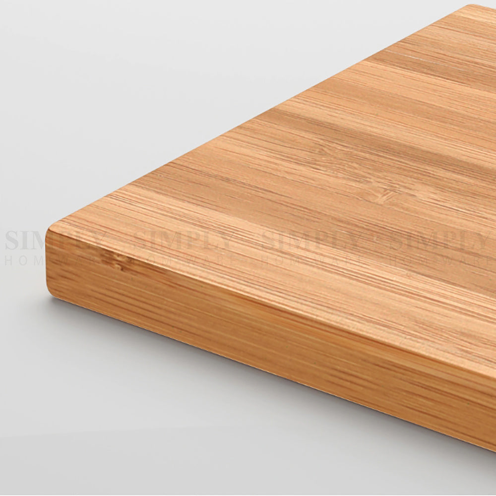 Bamboo Chopping Board Cutting Large Butchers Block Kitchen Chop Meat BPA Free - Simply Homeware