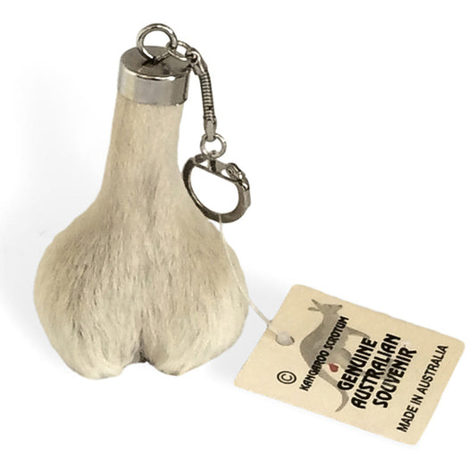 Kangaroo Scrotum Balls Genuine Keychain Skin Australian Aussie Souvenir Bulk