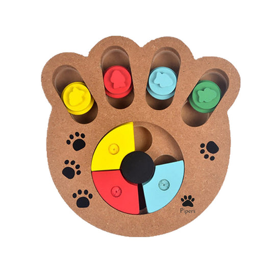 Pipers Dog Treat Dispenser Puzzle Play IQ Toys Interactive Food Pet Cat Feeding