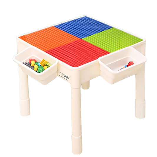 Truboo Building Blocks Kids Table and Chairs Set Toy Bricks Activity Play Baby