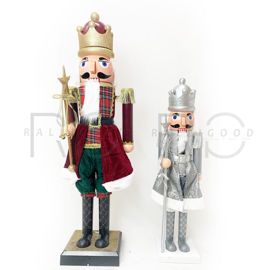 Nutcracker Nut Cracker Christmas Decorations Outdoor Statue Singing Musical Wood