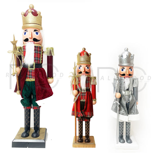 Nutcracker Nut Cracker Christmas Decorations Outdoor Statue Singing Musical Wood